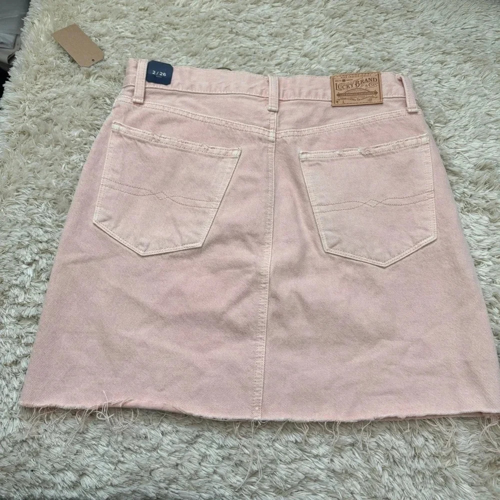 Lucky Brand Womens old Favorite mini denim skirt size 26 - Picture 10 of 14